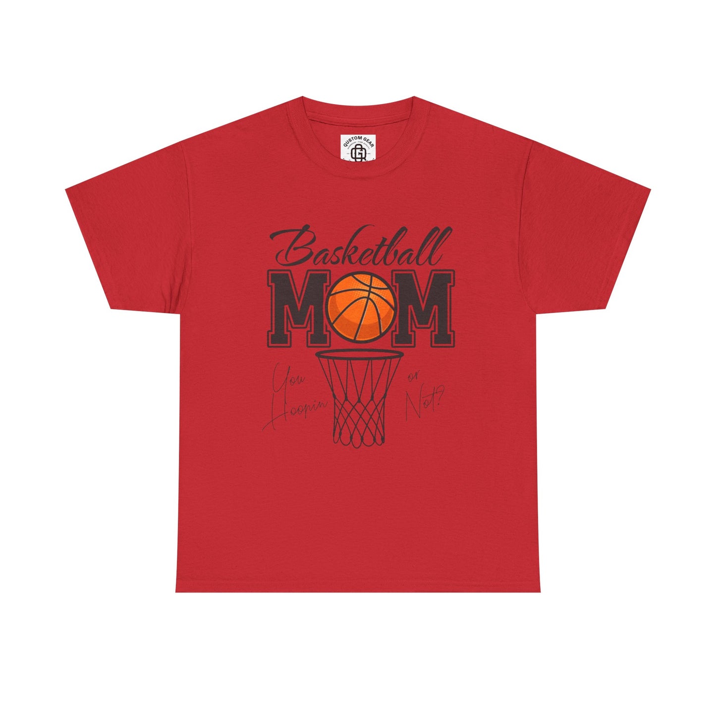 Basketball Mom T-Shirt, Perfect Gift for Sports Moms, Basketball Enthusiast Apparel, Unisex Heavy Cotton Tee, Gym Wear, Sports Fan Gear