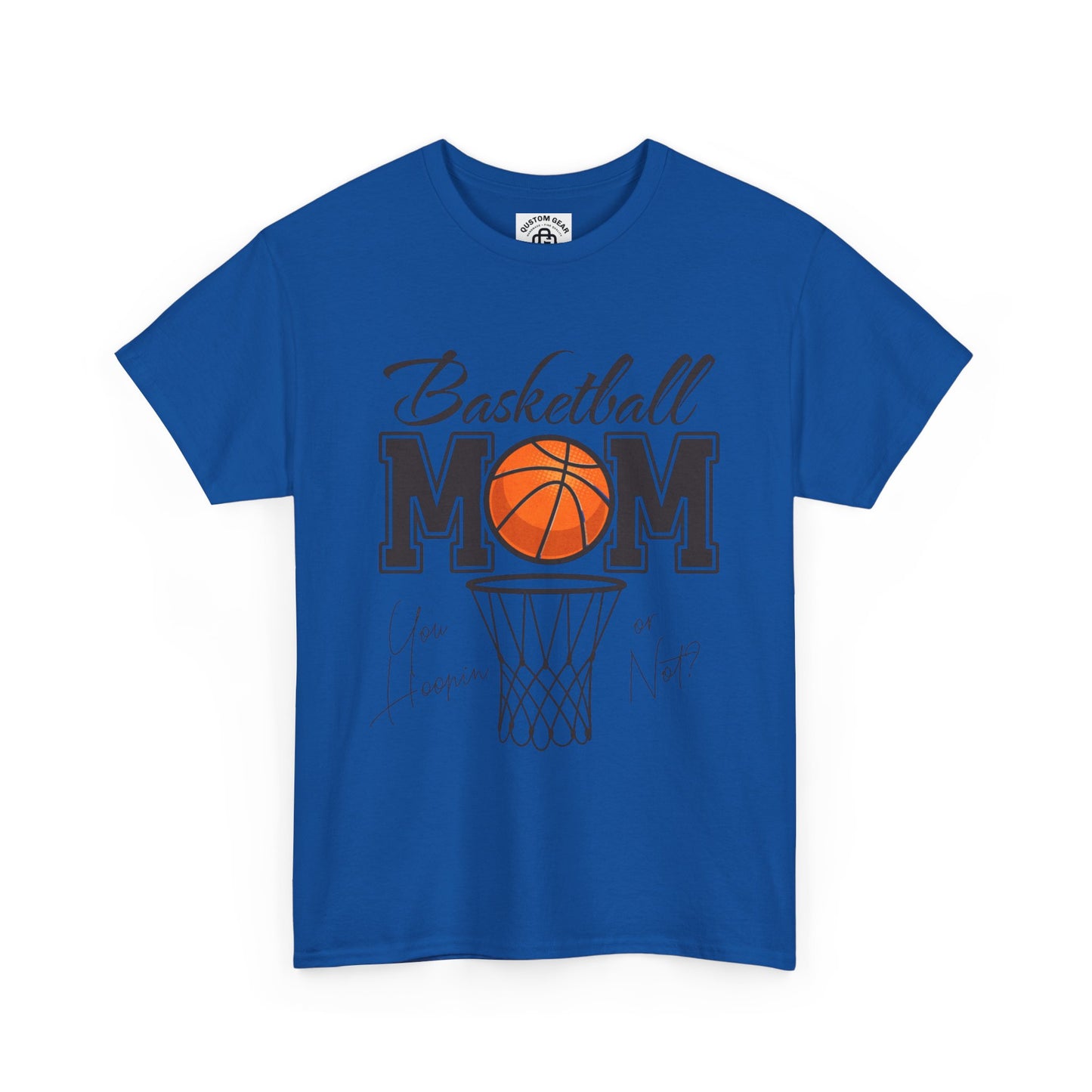 Basketball Mom T-Shirt, Perfect Gift for Sports Moms, Basketball Enthusiast Apparel, Unisex Heavy Cotton Tee, Gym Wear, Sports Fan Gear