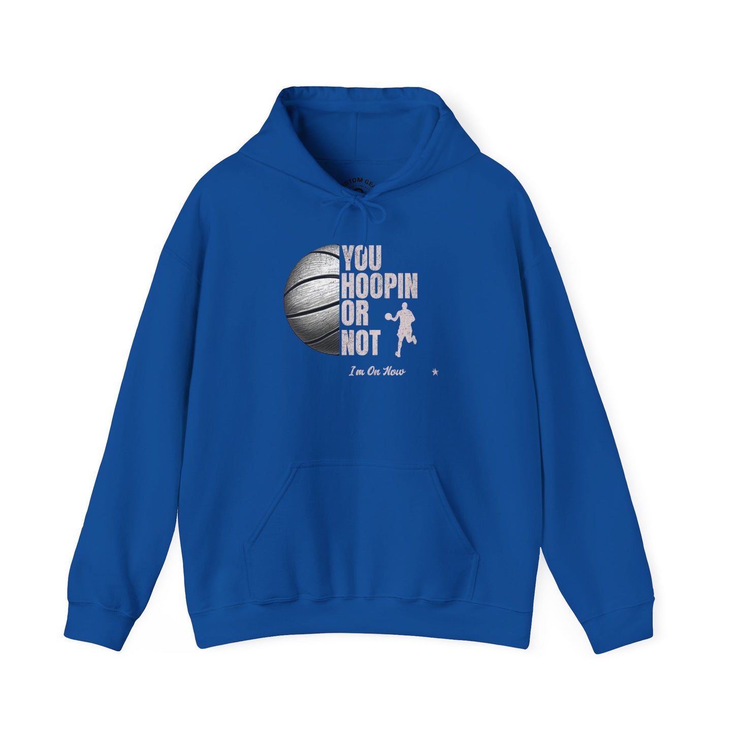 Basketball Hoodie - "You Hoopin or Not?" Unisex Heavy Blend Sweatshirt, Sportswear, Gift for Athletes, Casual Wear, Gym Clothing