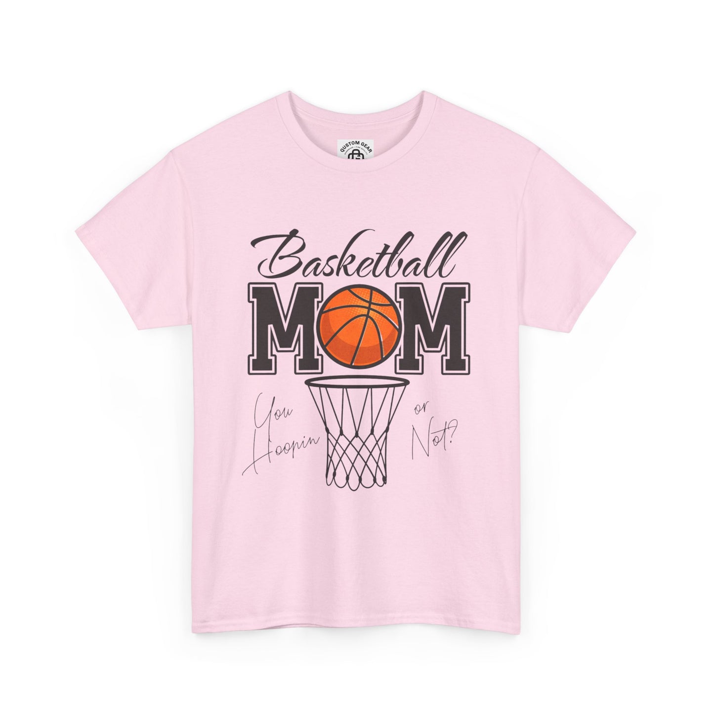 Basketball Mom T-Shirt, Perfect Gift for Sports Moms, Basketball Enthusiast Apparel, Unisex Heavy Cotton Tee, Gym Wear, Sports Fan Gear