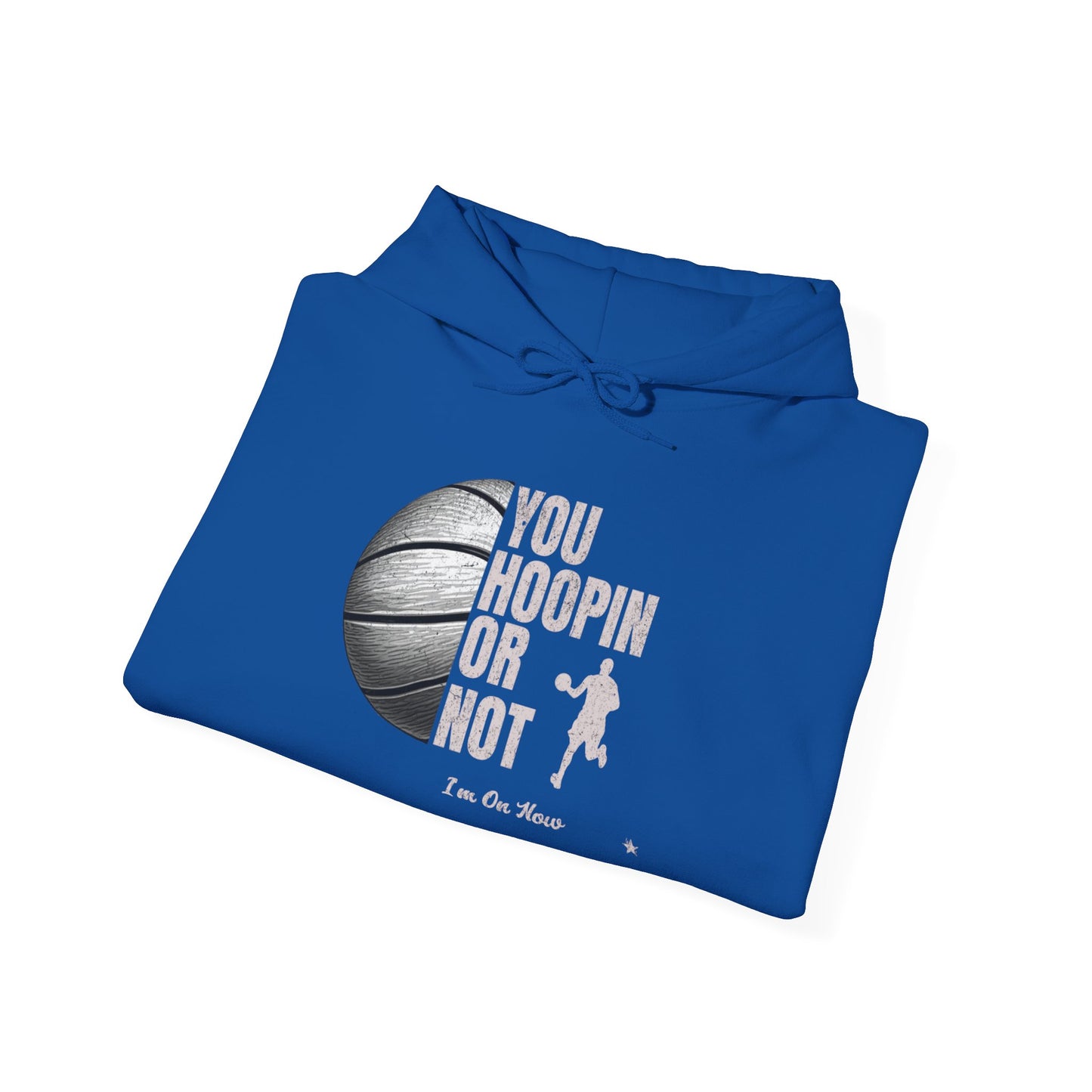 Basketball Hoodie - "You Hoopin or Not?" Unisex Heavy Blend Sweatshirt, Sportswear, Gift for Athletes, Casual Wear, Gym Clothing