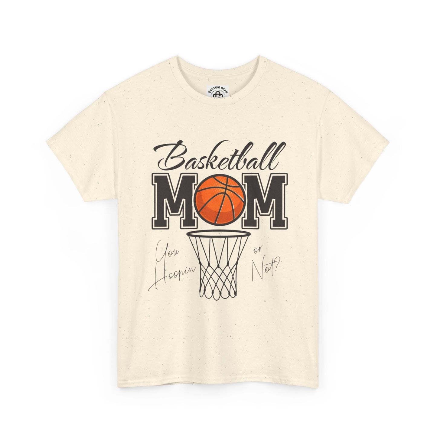 Basketball Mom T-Shirt, Perfect Gift for Sports Moms, Basketball Enthusiast Apparel, Unisex Heavy Cotton Tee, Gym Wear, Sports Fan Gear