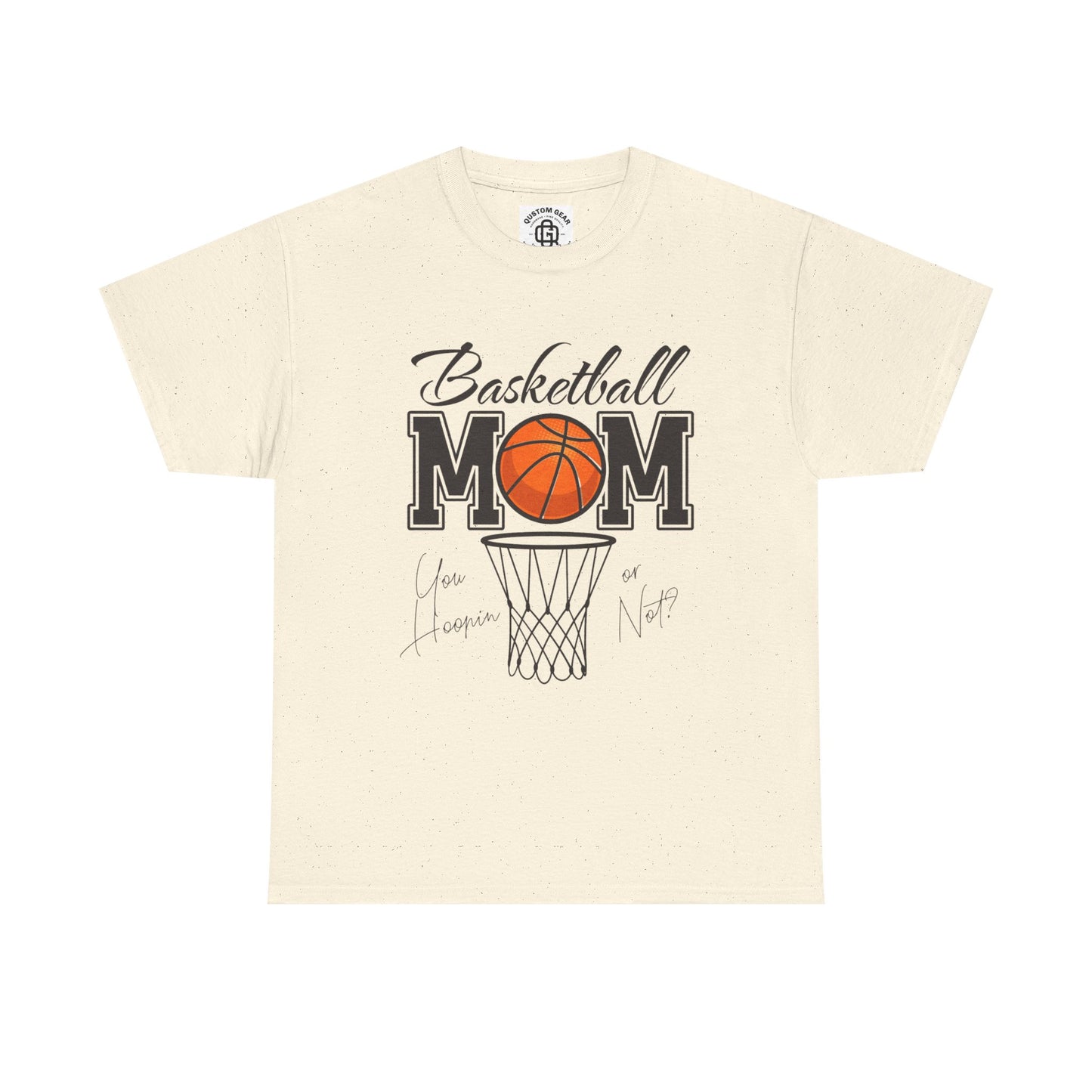 Basketball Mom T-Shirt, Perfect Gift for Sports Moms, Basketball Enthusiast Apparel, Unisex Heavy Cotton Tee, Gym Wear, Sports Fan Gear