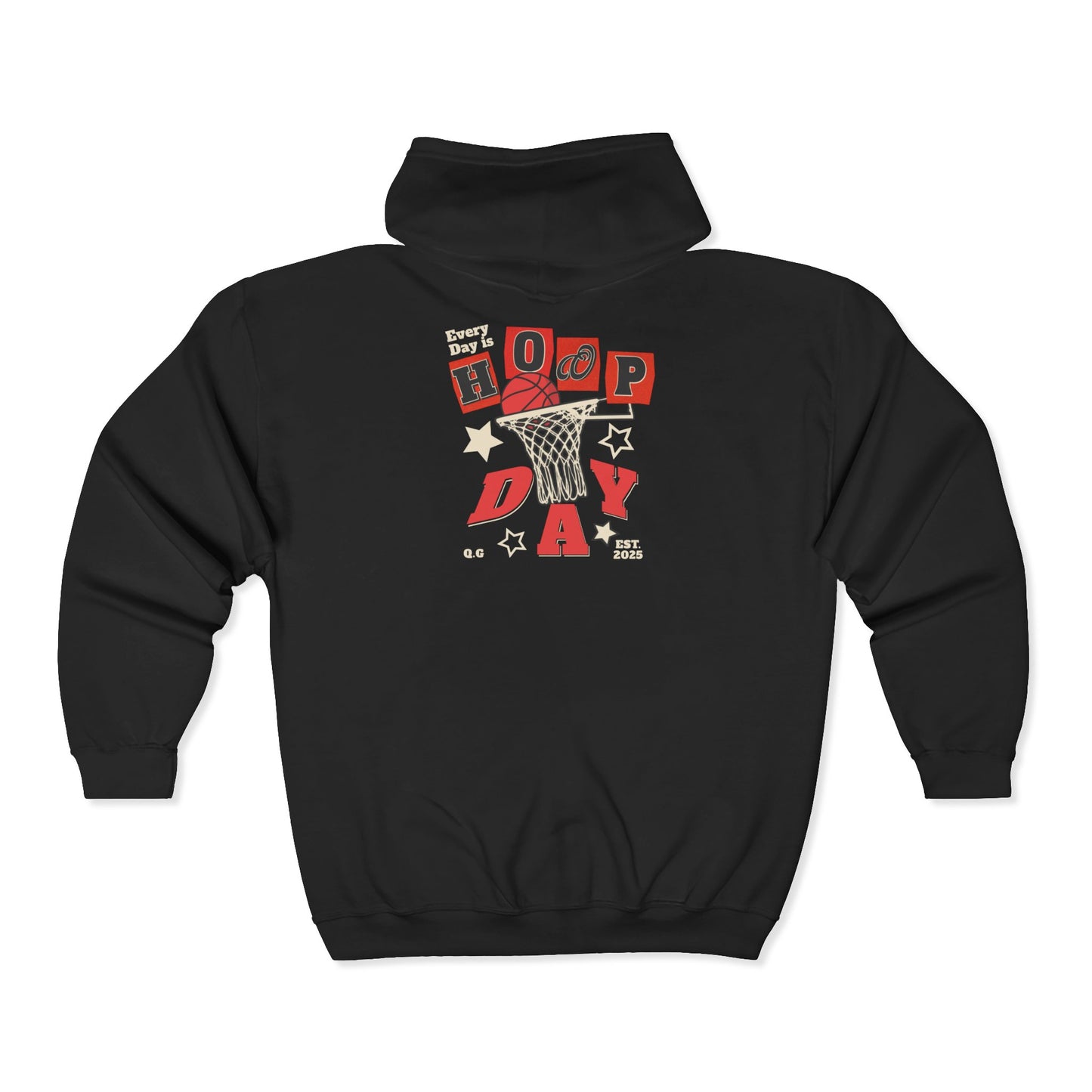 YOU HOOPIN OR NOT? Cozy Unisex Zip-Up Hoodie - Perfect for Lounging, Casual Outings, Gift for Him/Her, Year-Round Comfort, Customizable Design