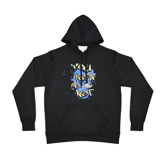You HOOPIN or Not? Basketball Hoodie — Vintage Game Photo All-Over Print (You Worry Not)