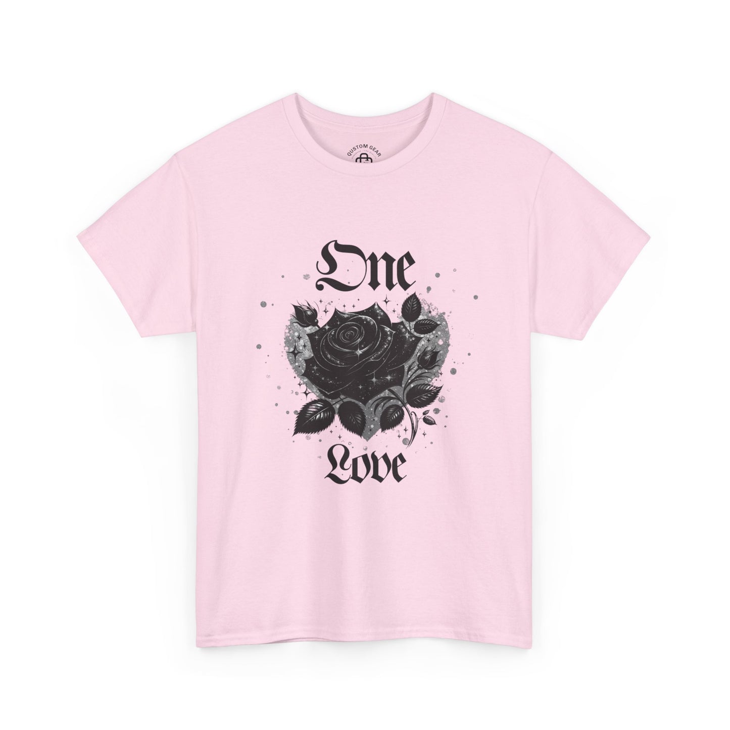 One Love Unisex Heavy Cotton Tee, Inspirational T-shirt, Gift for Her, Casual Wear, Relationship Goals, Romantic Occasion, Love [...]