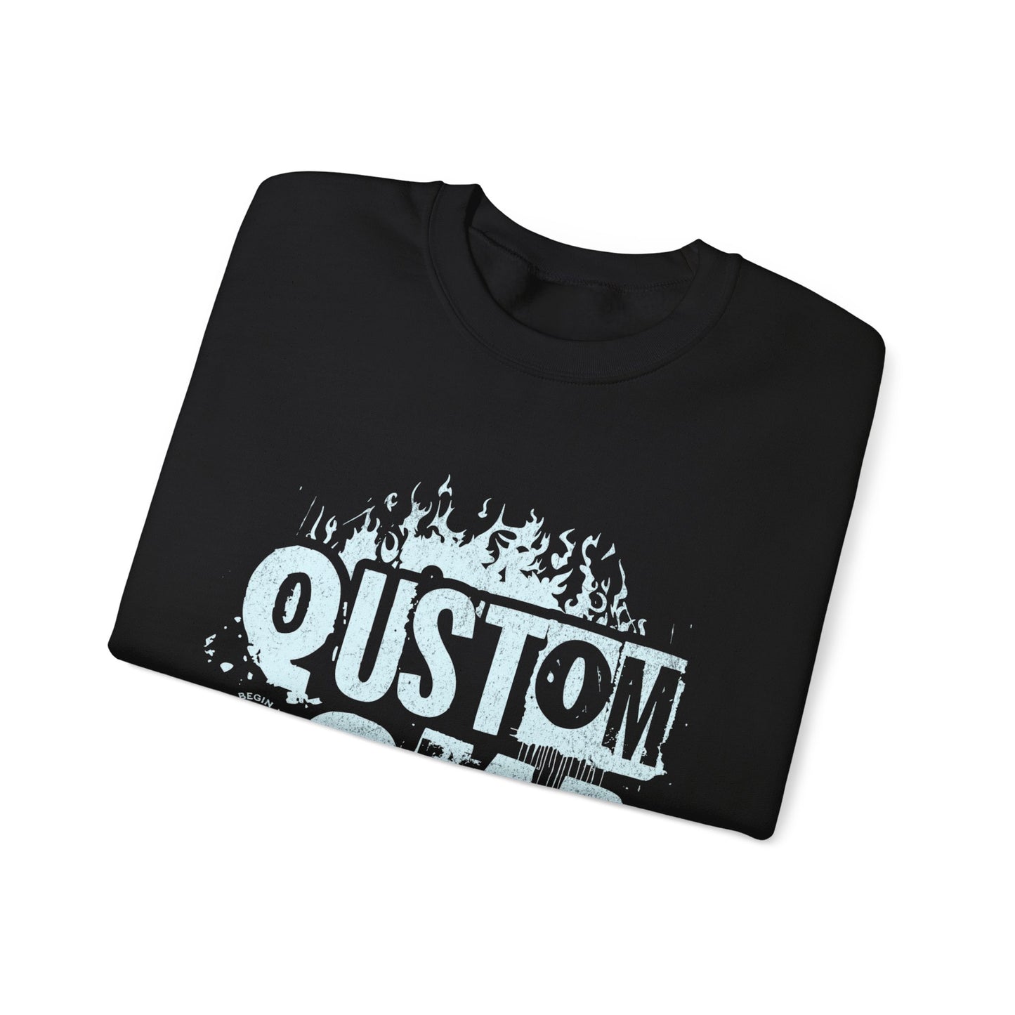 Qustom Gear Unisex Crewneck Sweatshirt - Cozy, Personalized Apparel for Everyday Wear, Gift for Him/Her, Festivals, and Casual Days