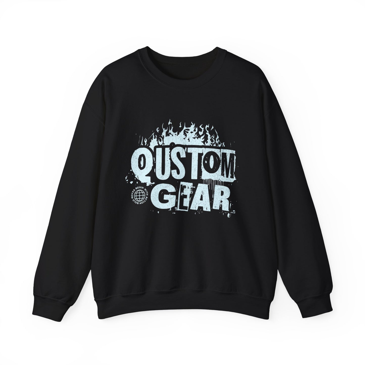 Qustom Gear Unisex Crewneck Sweatshirt - Cozy, Personalized Apparel for Everyday Wear, Gift for Him/Her, Festivals, and Casual Days