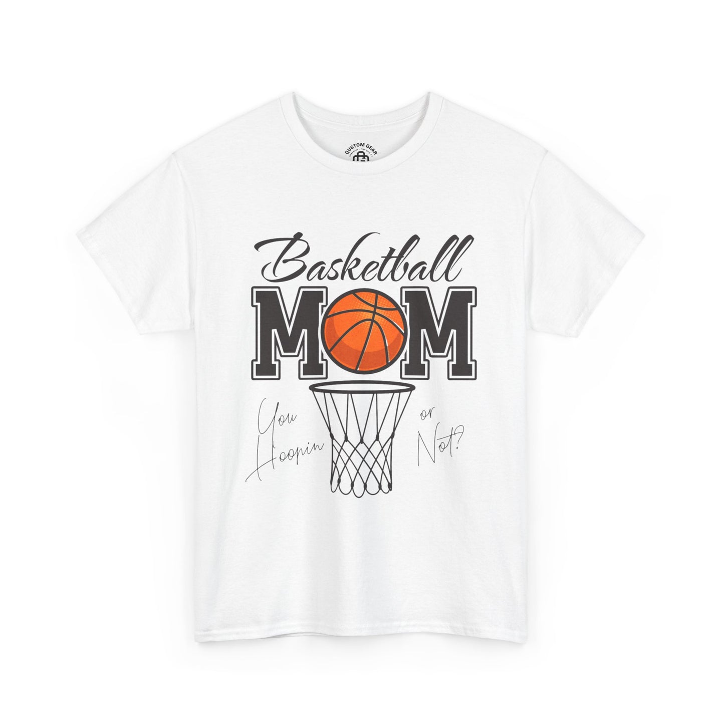 Basketball Mom T-Shirt, Perfect Gift for Sports Moms, Basketball Enthusiast Apparel, Unisex Heavy Cotton Tee, Gym Wear, Sports Fan Gear