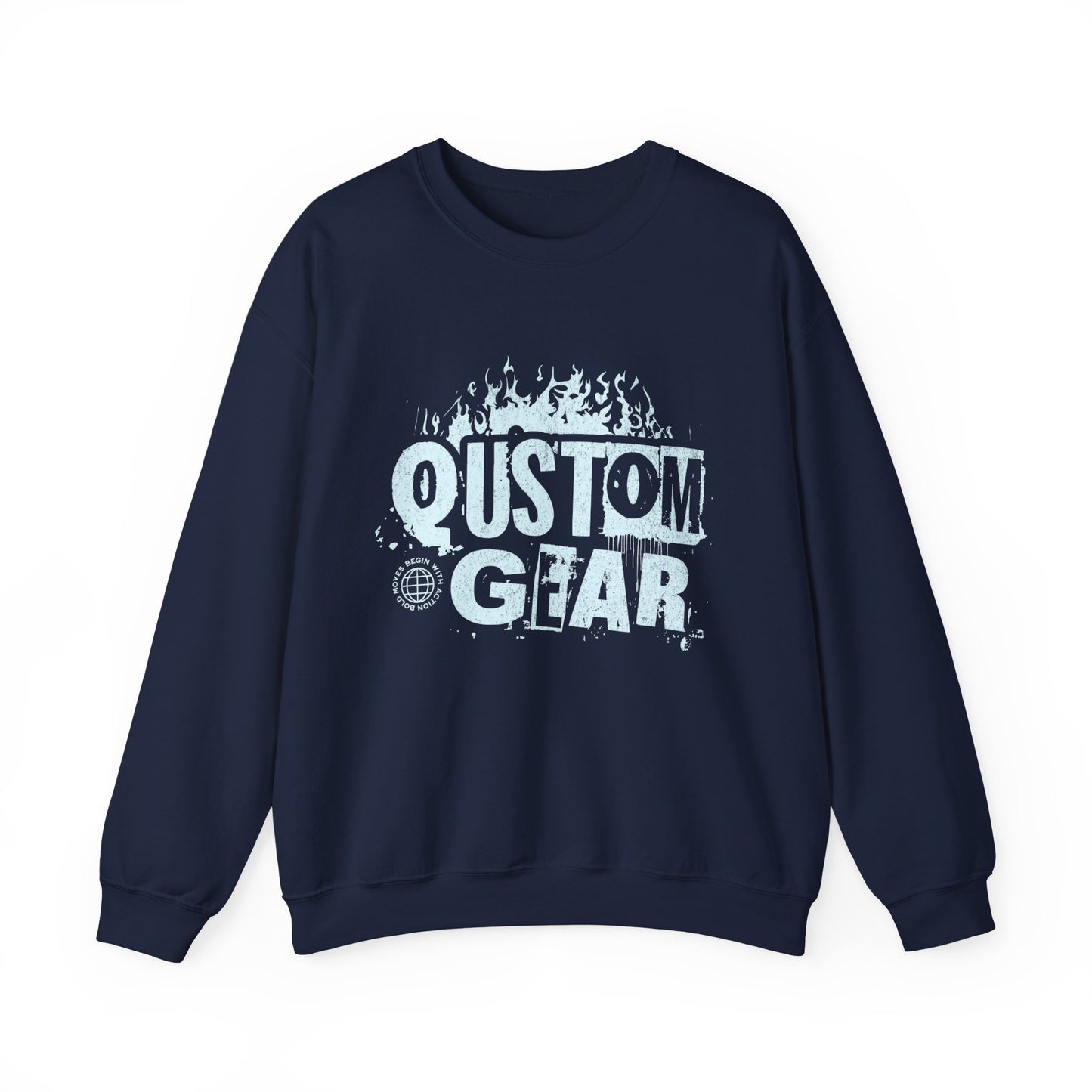 Qustom Gear Unisex Crewneck Sweatshirt - Cozy, Personalized Apparel for Everyday Wear, Gift for Him/Her, Festivals, and Casual Days