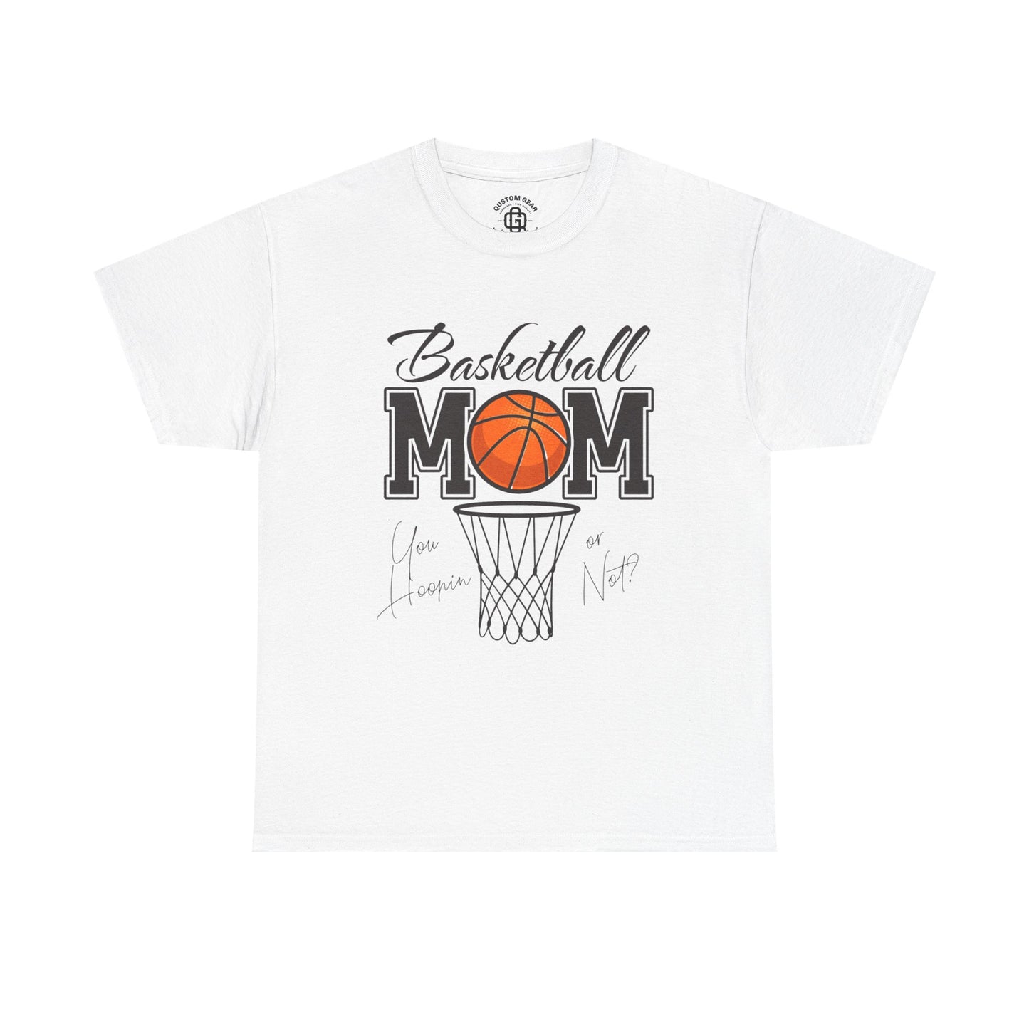 Basketball Mom T-Shirt, Perfect Gift for Sports Moms, Basketball Enthusiast Apparel, Unisex Heavy Cotton Tee, Gym Wear, Sports Fan Gear