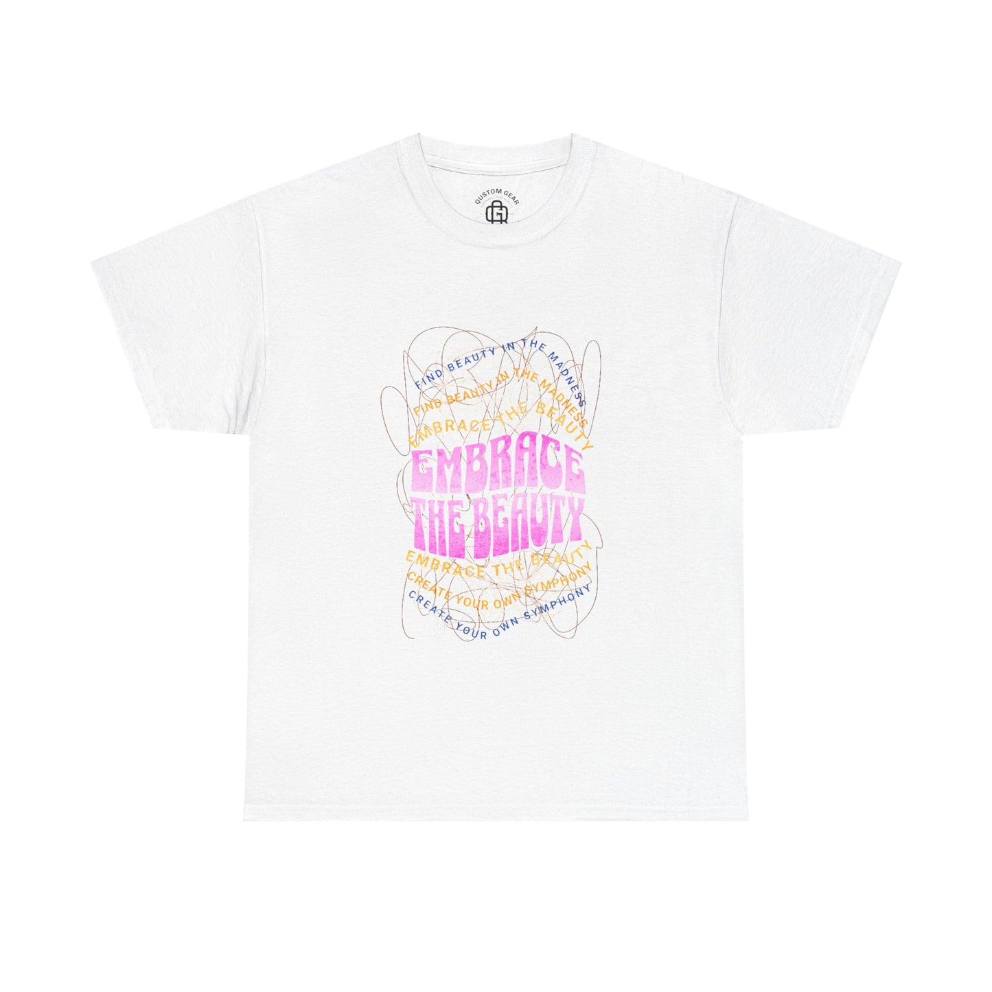 Embrace the Beauty Tee, Inspirational Cotton T-Shirt, Unisex Graphic Tee, Self-Care Gift, Casual Wear, Vintage Style Top