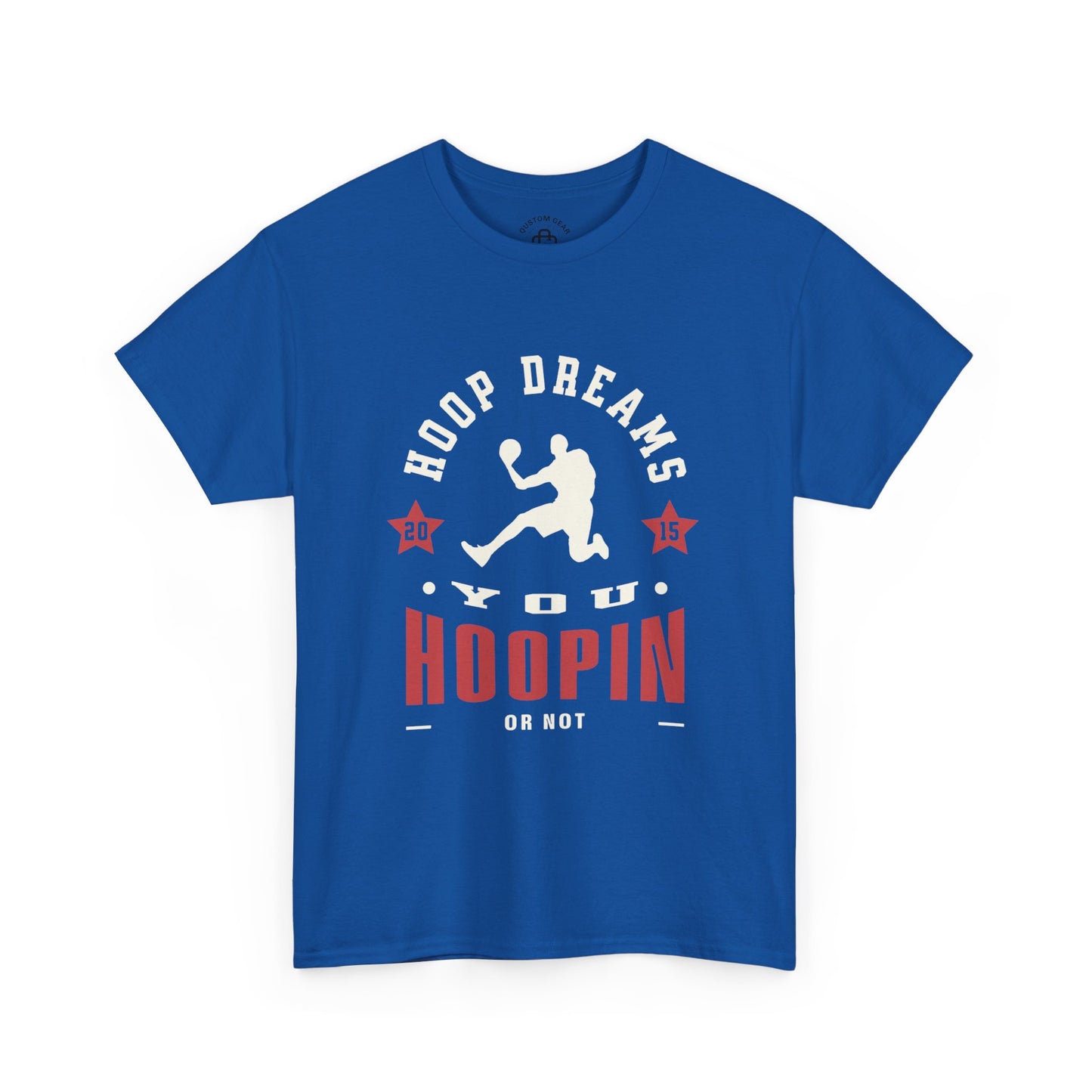 You hoopin or not? Hoop Dreams Unisex Heavy Cotton Tee, Basketball Shirt, Sports Tee, Gift for Athletes, Casual Wear, Unique Basketball T-Shirt
