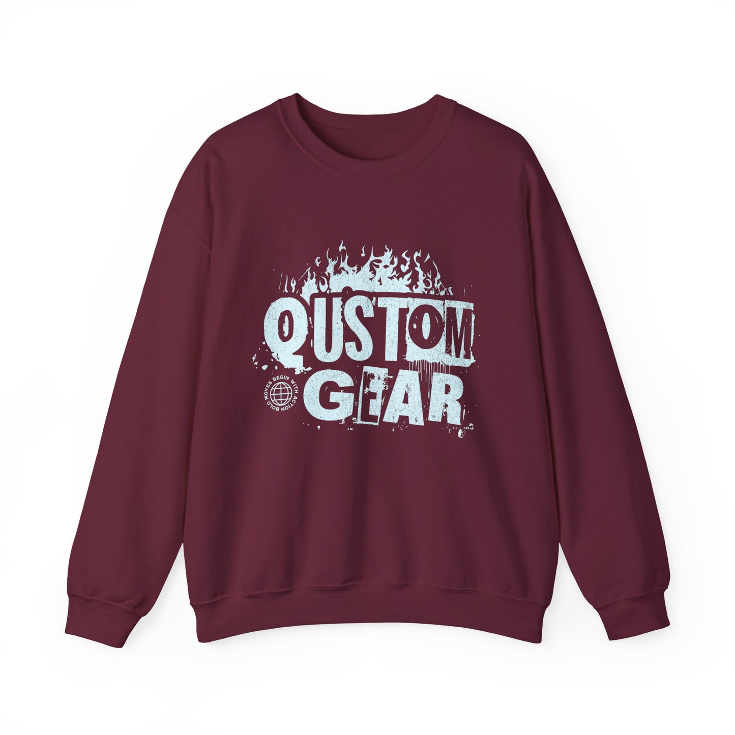 Qustom Gear Unisex Crewneck Sweatshirt - Cozy, Personalized Apparel for Everyday Wear, Gift for Him/Her, Festivals, and Casual Days