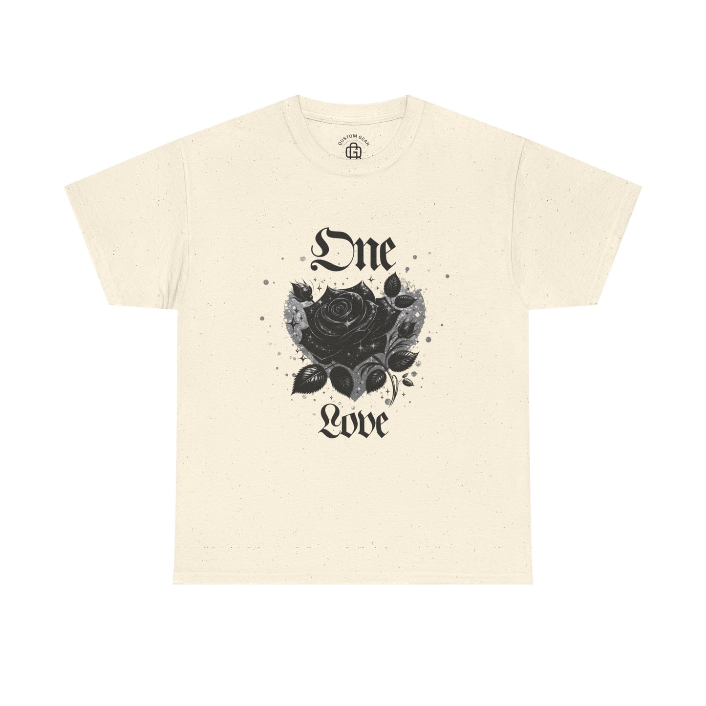 One Love Unisex Heavy Cotton Tee, Inspirational T-shirt, Gift for Her, Casual Wear, Relationship Goals, Romantic Occasion, Love [...]