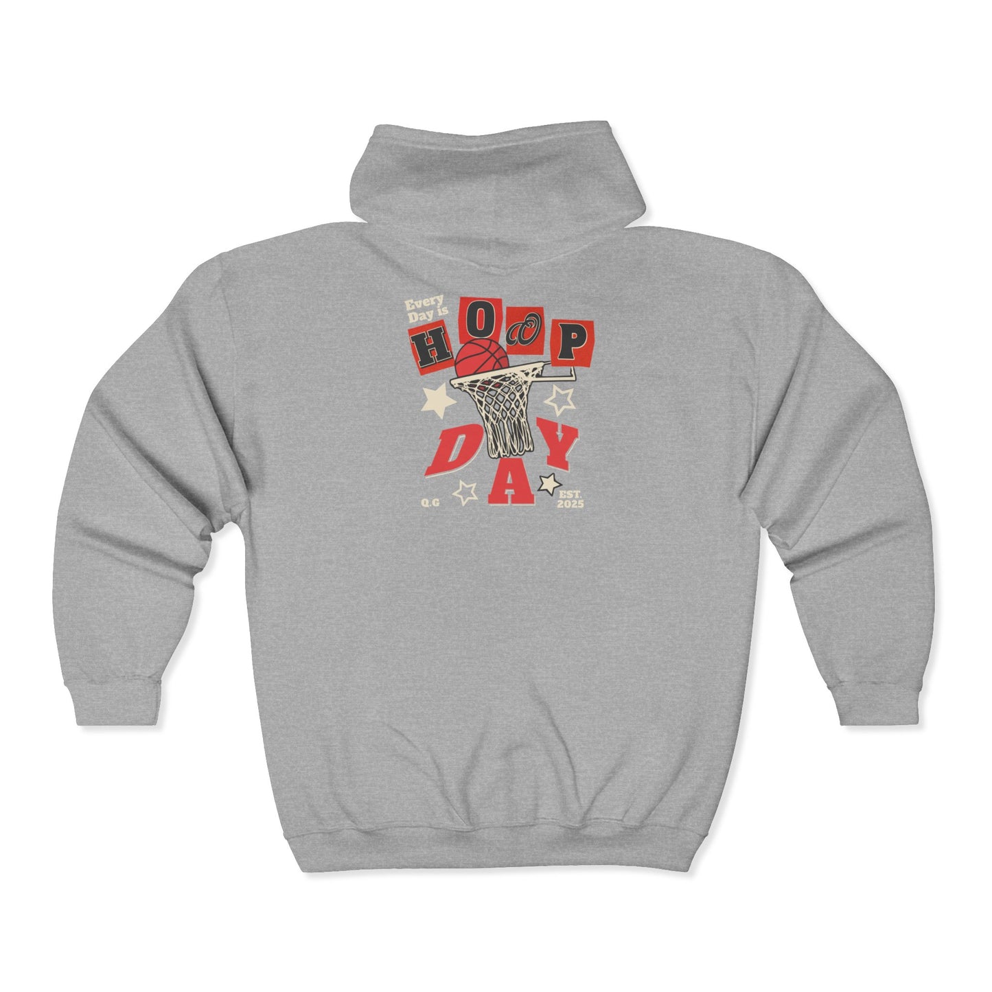 YOU HOOPIN OR NOT? Cozy Unisex Zip-Up Hoodie - Perfect for Lounging, Casual Outings, Gift for Him/Her, Year-Round Comfort, Customizable Design