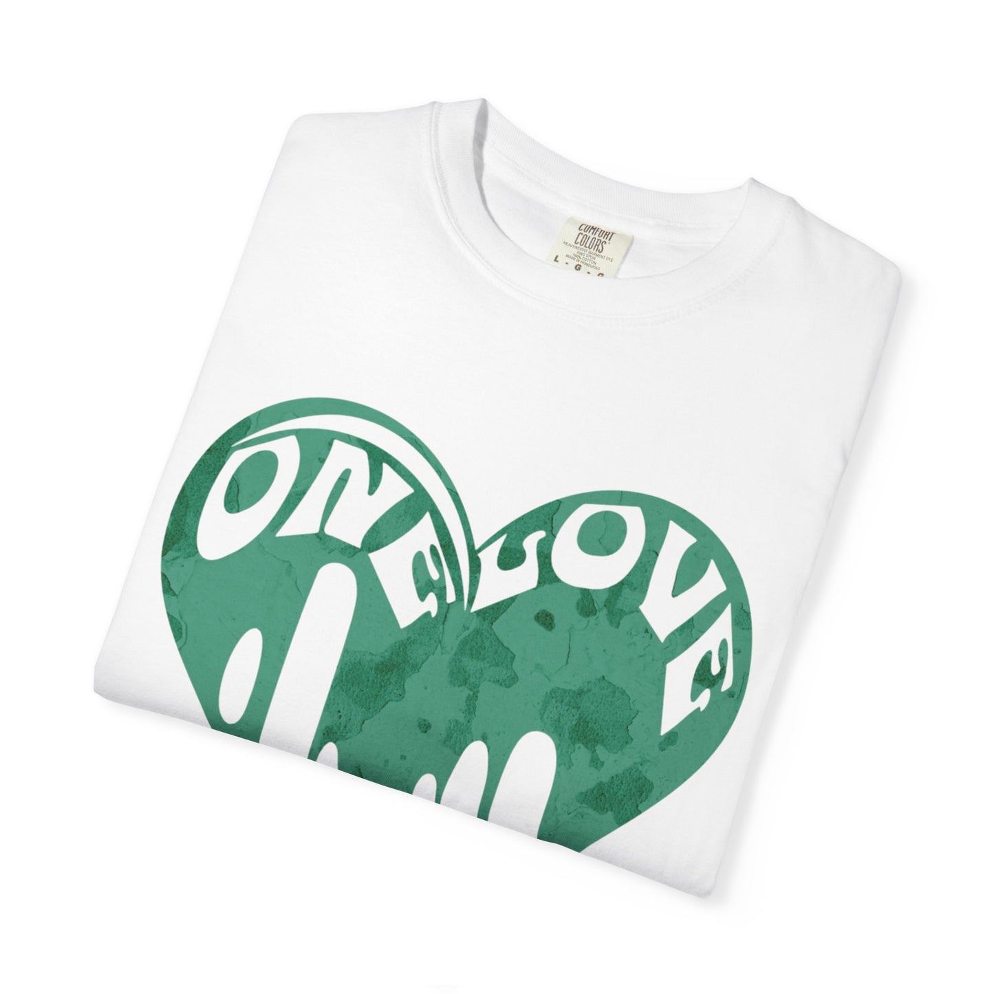 One Love Garment-Dyed T-Shirt | Unisex, Casual Wear, Eco-Friendly, Summer Fashion, Gift Idea