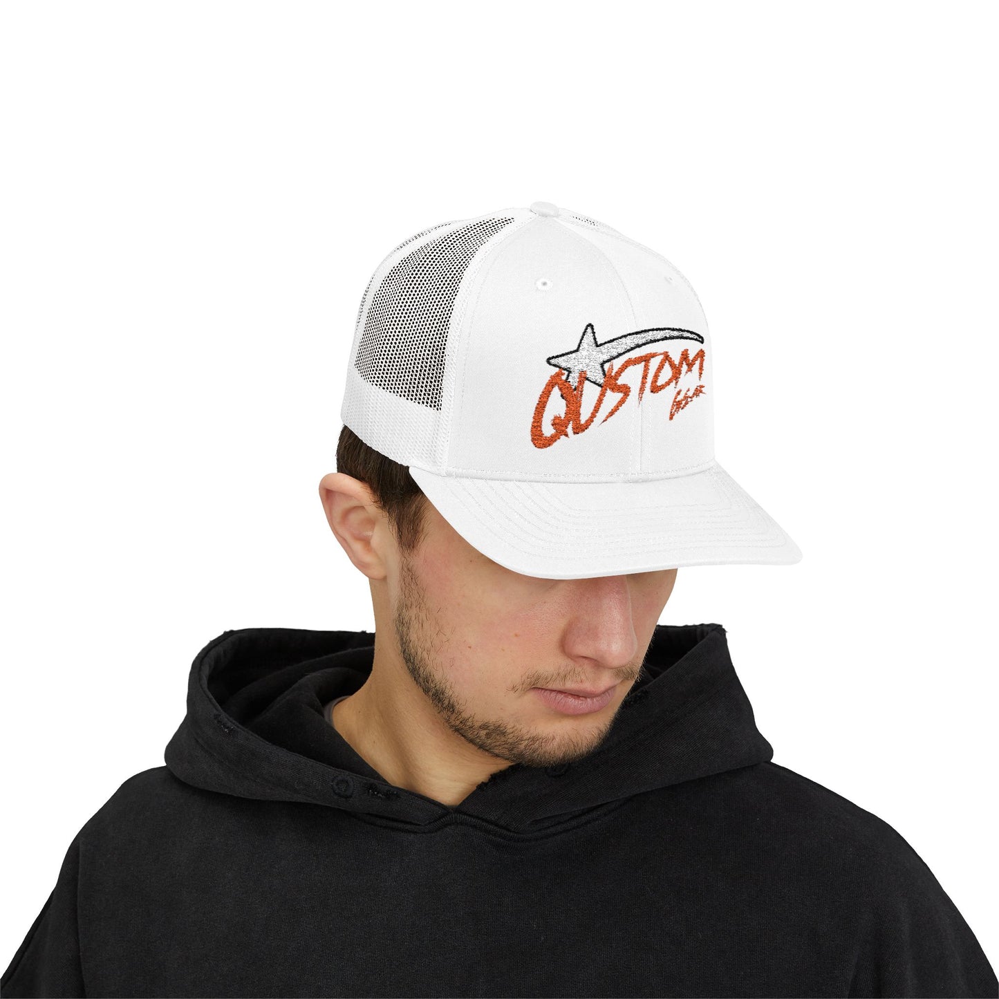 Qustom Gear Trucker Cap — Shooting Star Snapback Hat