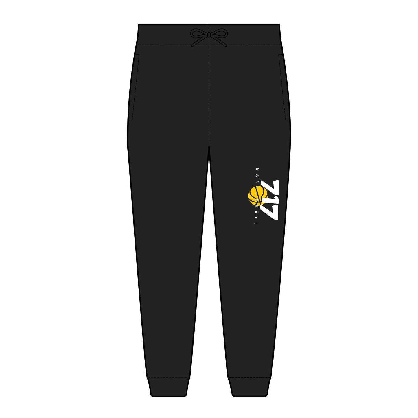 717  Fleece Joggers with Embroidered Sports Design, Comfortable Sweatpants for Athletes, Casual Wear, Gift for Sports Lovers