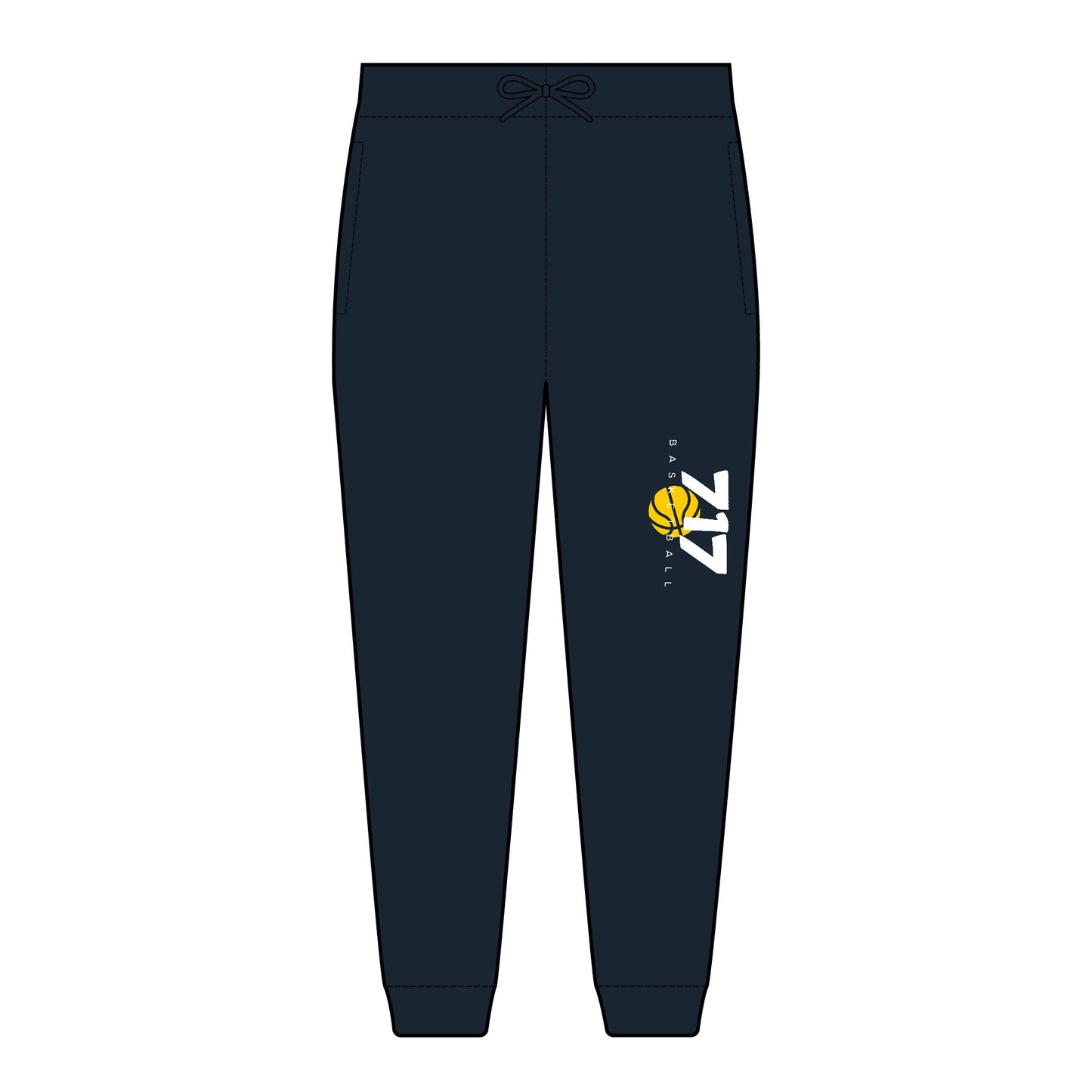 717  Fleece Joggers with Embroidered Sports Design, Comfortable Sweatpants for Athletes, Casual Wear, Gift for Sports Lovers
