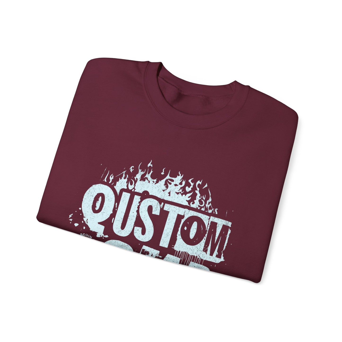 Qustom Gear Unisex Crewneck Sweatshirt - Cozy, Personalized Apparel for Everyday Wear, Gift for Him/Her, Festivals, and Casual Days