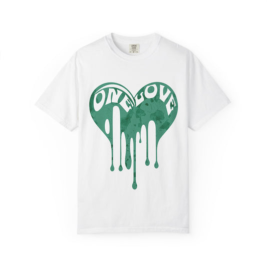 One Love Garment-Dyed T-Shirt | Unisex, Casual Wear, Eco-Friendly, Summer Fashion, Gift Idea