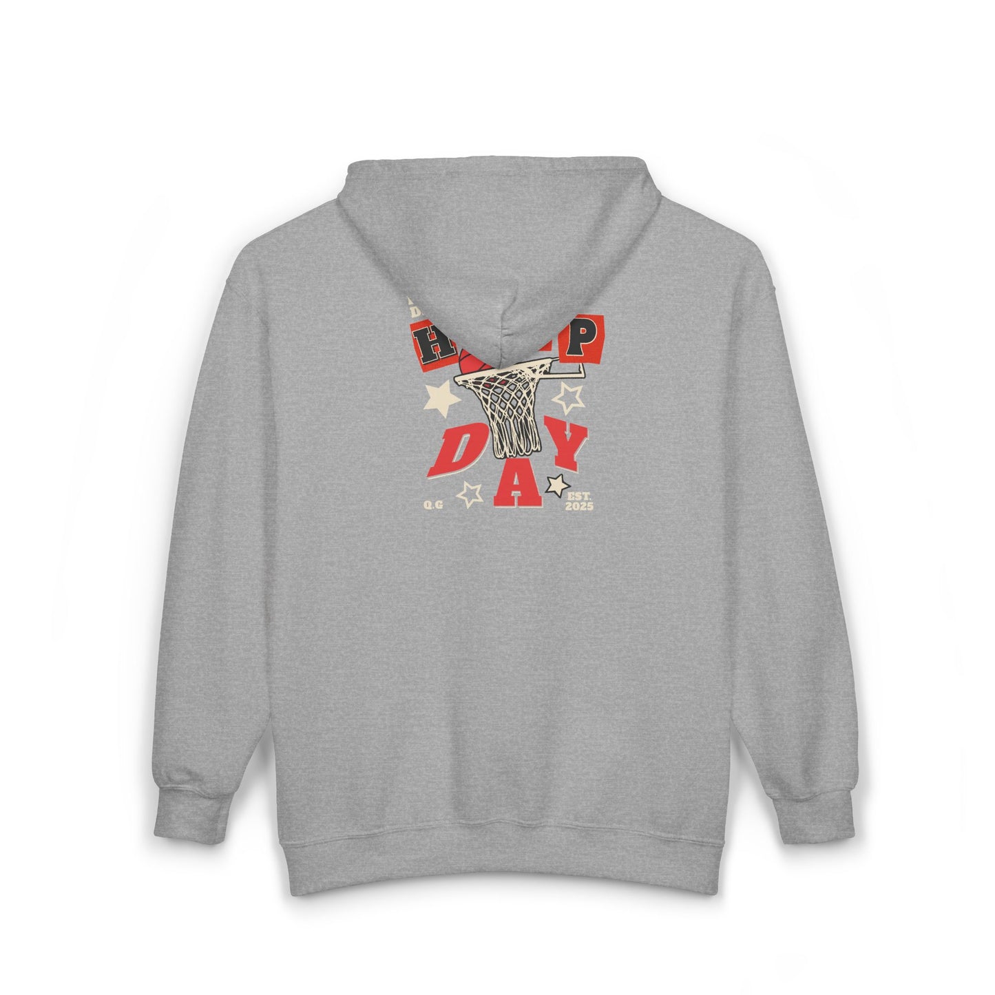 YOU HOOPIN OR NOT? Cozy Unisex Zip-Up Hoodie - Perfect for Lounging, Casual Outings, Gift for Him/Her, Year-Round Comfort, Customizable Design
