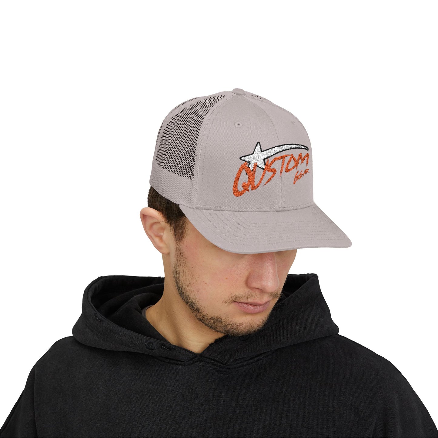 Qustom Gear Trucker Cap — Shooting Star Snapback Hat