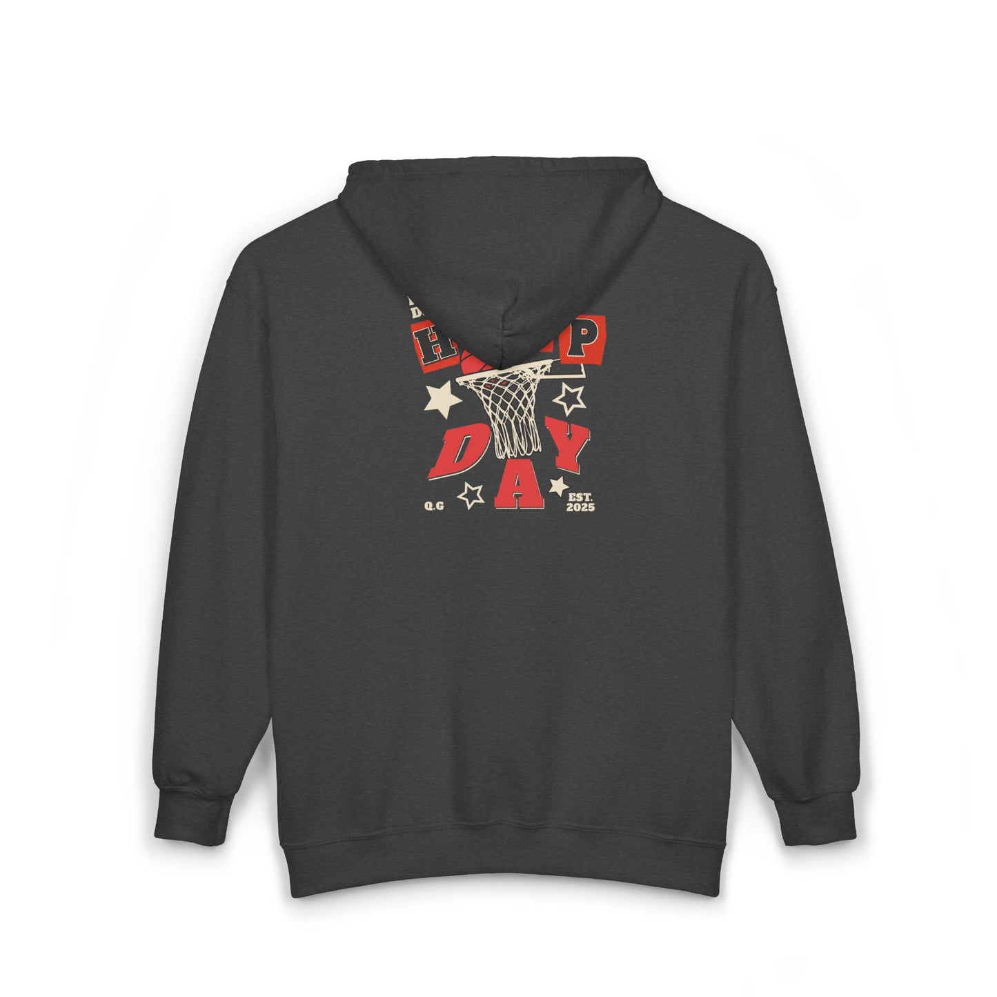 YOU HOOPIN OR NOT? Cozy Unisex Zip-Up Hoodie - Perfect for Lounging, Casual Outings, Gift for Him/Her, Year-Round Comfort, Customizable Design