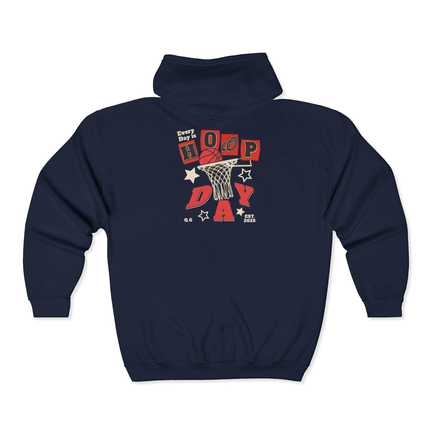 YOU HOOPIN OR NOT? Cozy Unisex Zip-Up Hoodie - Perfect for Lounging, Casual Outings, Gift for Him/Her, Year-Round Comfort, Customizable Design